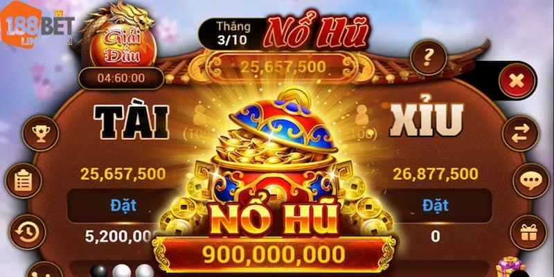Vài nét cơ bản về game tài xỉu nổ hũ 188BET.